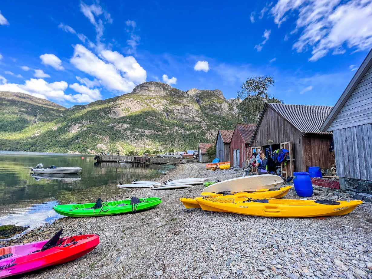 things to do in Stavanger, Frafjord SUP and Kayaking beach location 