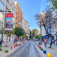 Kadikoy ShoppingKadikoy Shopping street with colourful boulders, things to do in IstanbulKadikoy Shopping street with colourful boulders, things to do in Istanbul street with colourful boulders, things to do in Istanbul