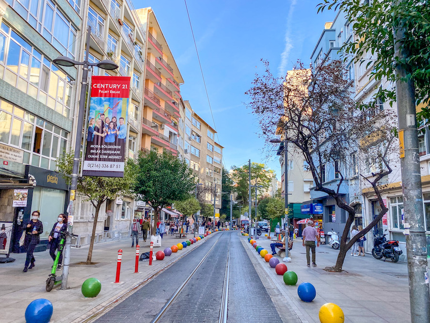 Kadikoy Shopping, Kadikoy Shopping street with colourful boulders, things to do in IstanbulKadikoy Shopping street with colourful boulders, things to do in Istanbul street with colourful boulders, things to do in Istanbul