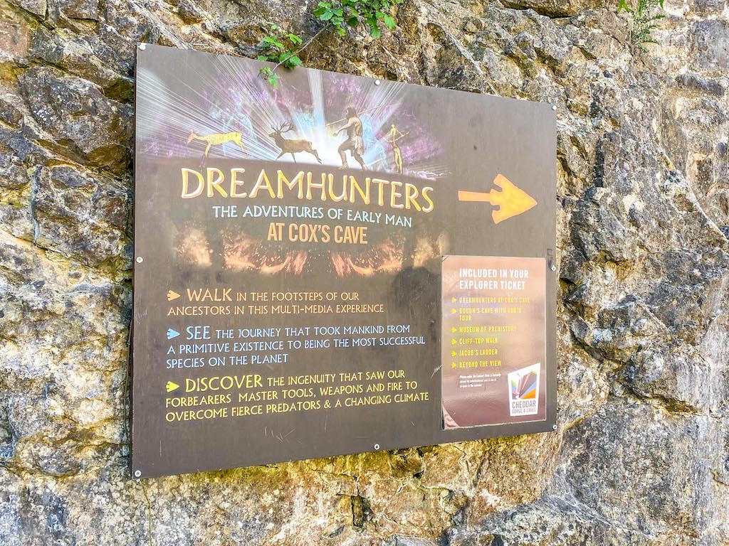 The Wandering Quinn Travel Blog Things to do in Cheddar Gorge, Cheddar Dreamhunters Entrance
