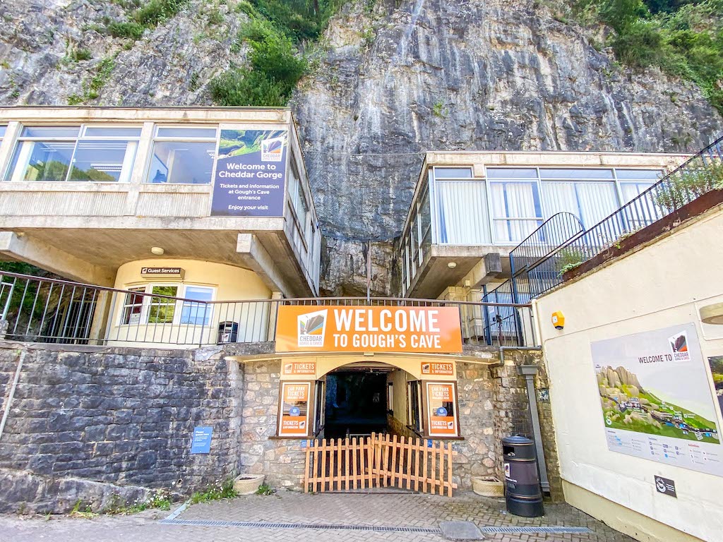 The Wandering Quinn Travel Blog Things to do in Cheddar Gorge, Cheddar Gorge Caves entrance