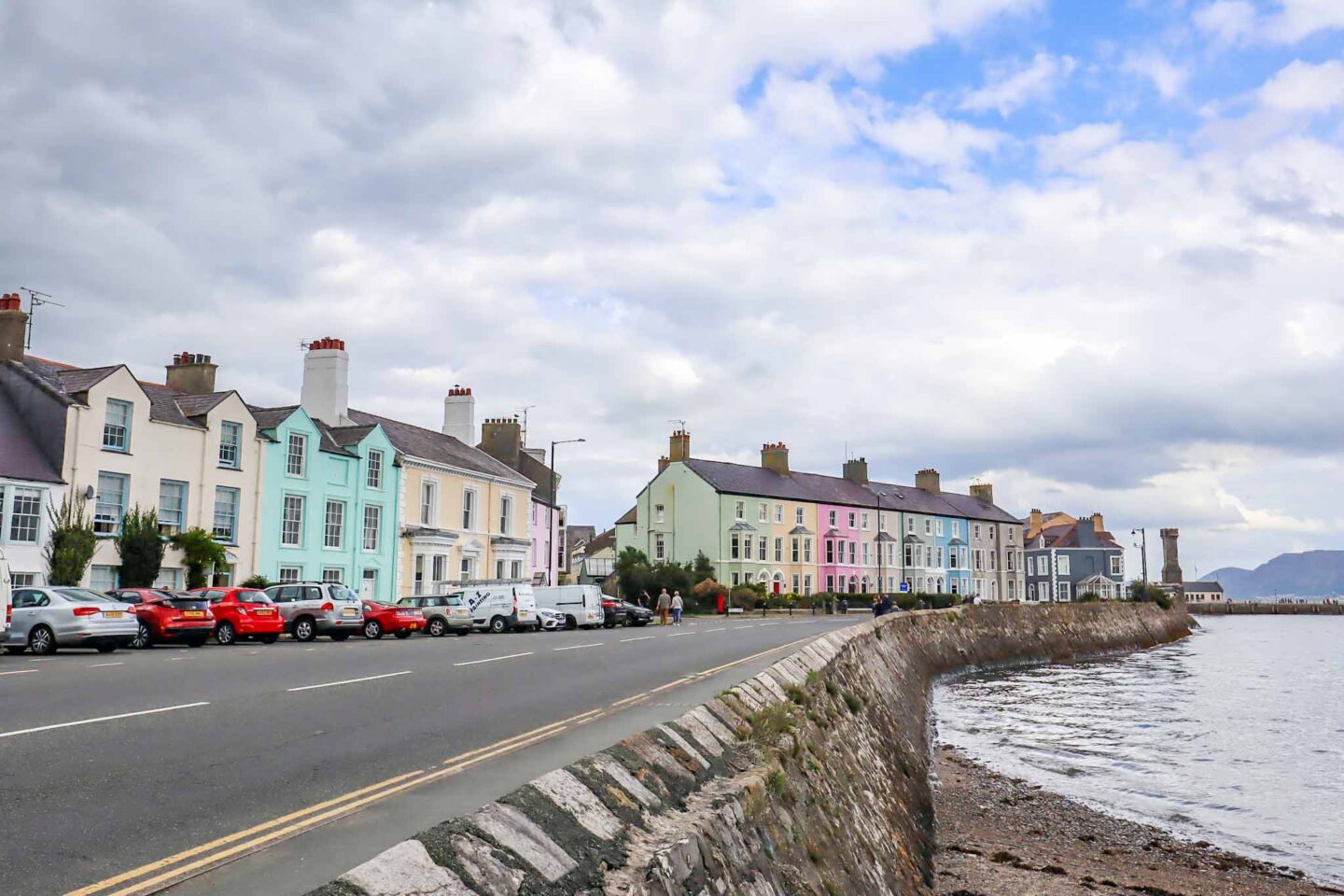 places to visit in North Wales, Beaumaris colourful houses