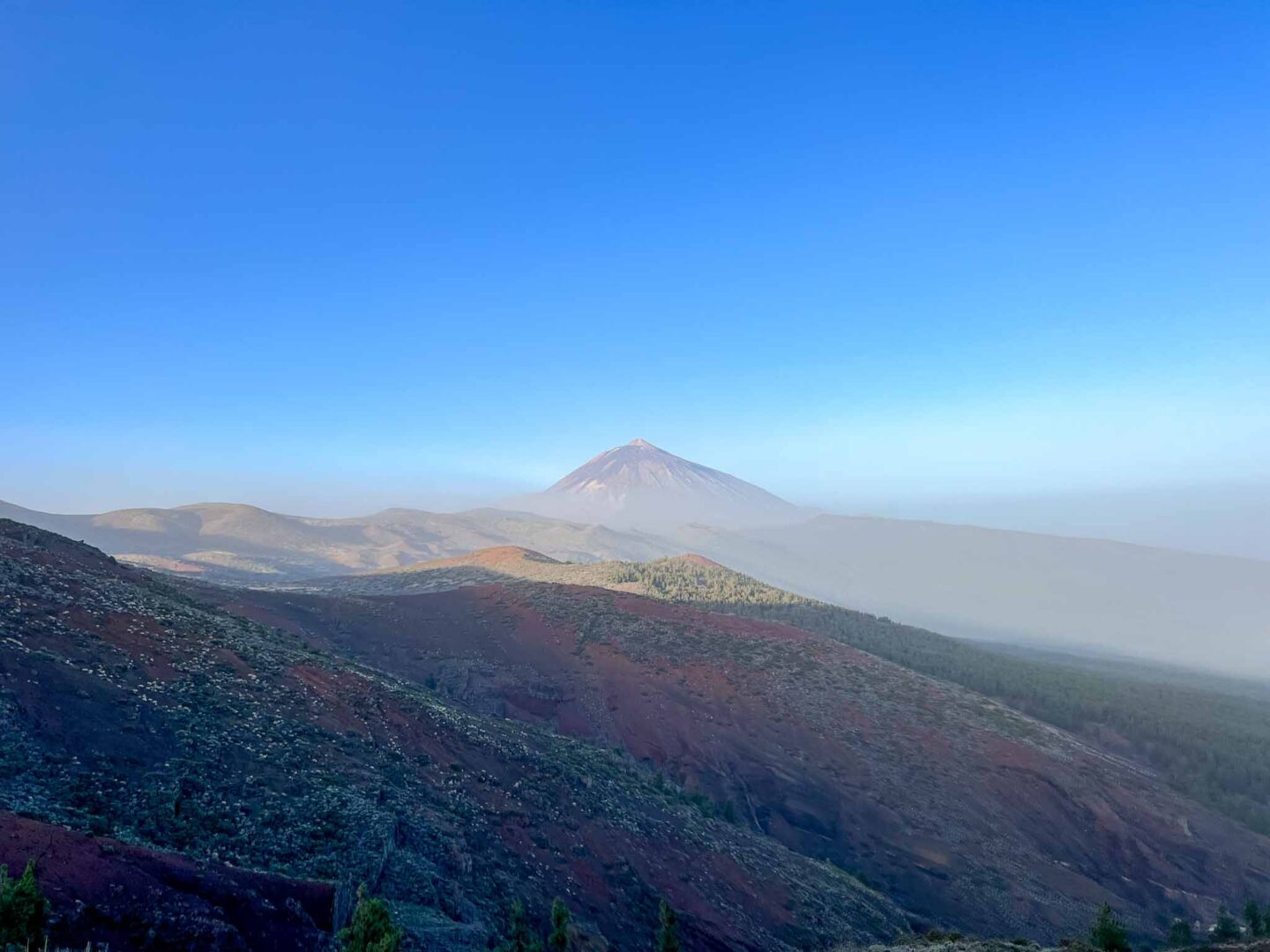 Tenerife road trip, Mount Teide in Distance