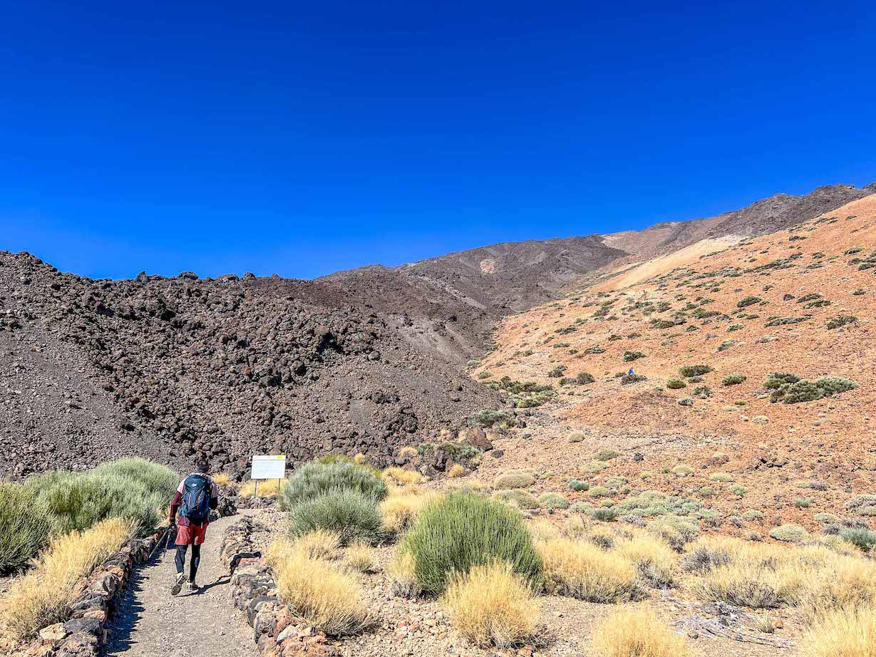 hiking mount teide, Mount Teide route incline