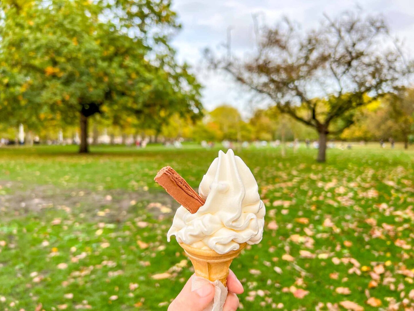 ice cream in St James Park, London with kids, London with kids itinerary, 