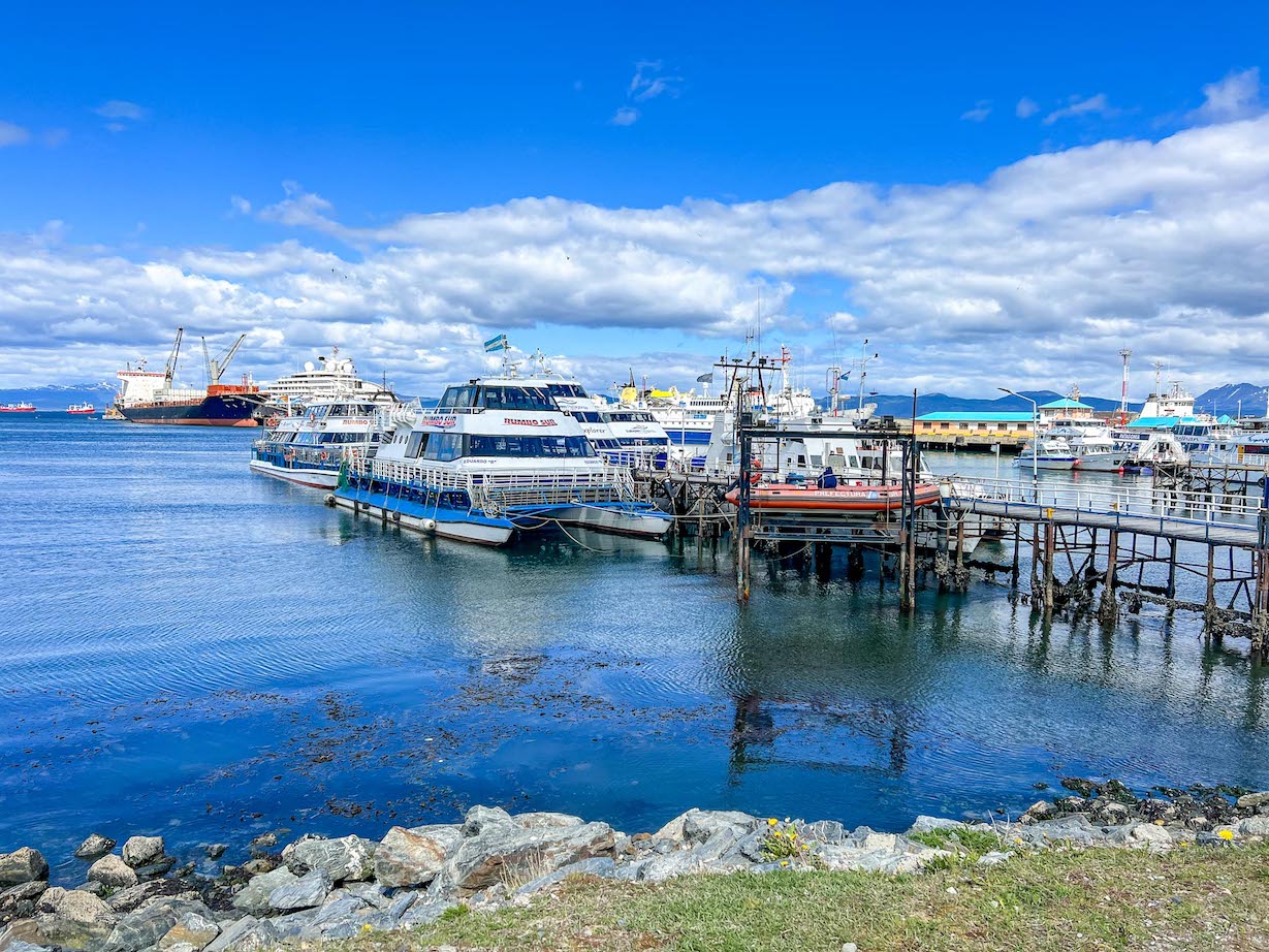 things to do in Ushuaia, Beagle Channel Boats in Harbour