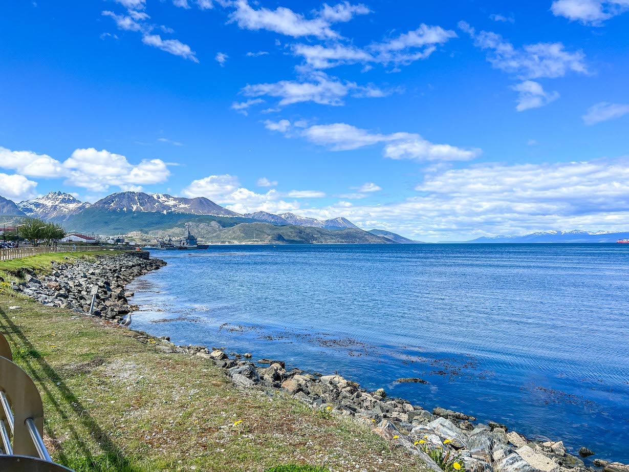 The Wandering Quinn Travel Blog things to do in Ushuaia, Ushuaia harbour view