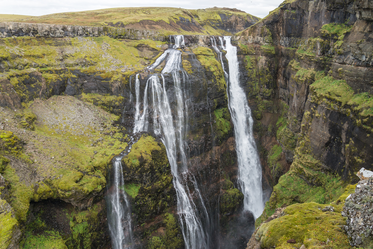 Glymur Waterfall, 1 week women's iceland tour