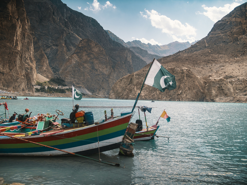 The Wandering Quinn Travel Blog attabad lake boats, 2 week women's Pakistan group tour