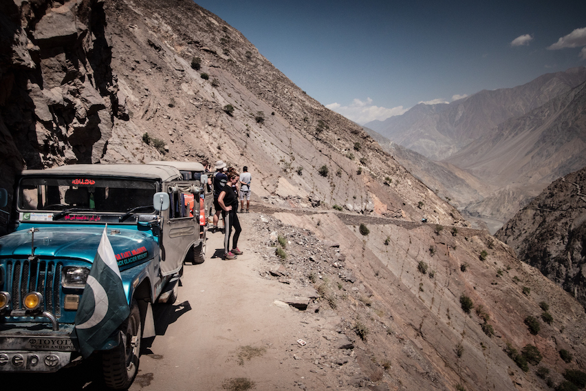 The Wandering Quinn Travel Blog Jeeps on worlds most dangerous road, 2 week women's Pakistan group tour
