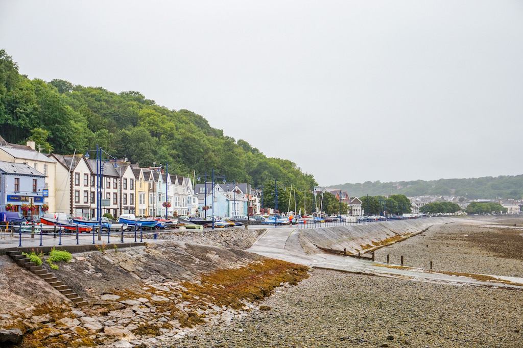 The Mumbles seafront, Wales by train, places to go in Wales by train,