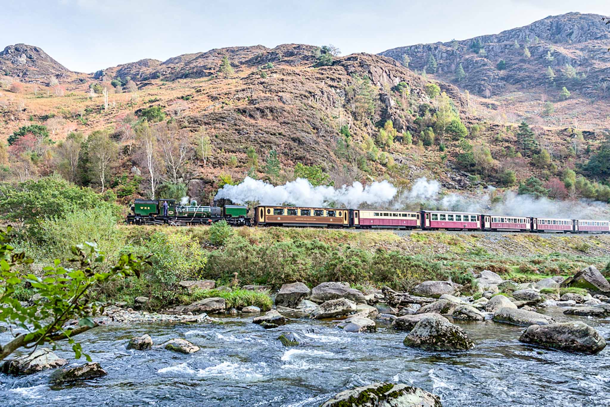 Wales by train, places to go in Wales by train,