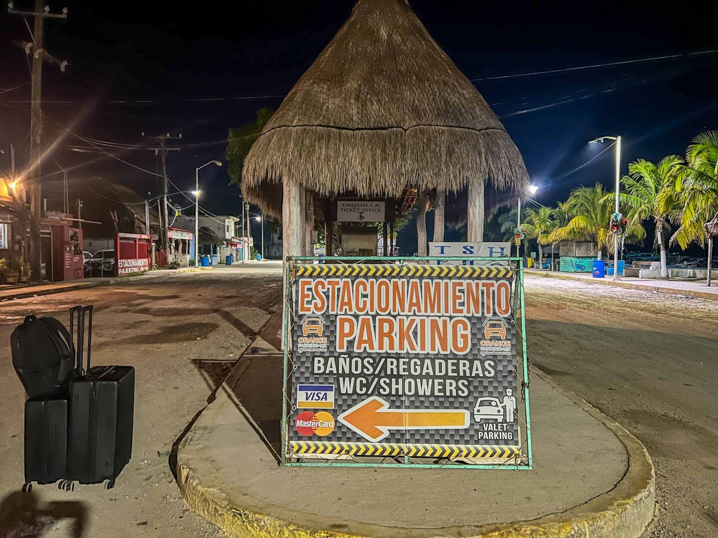 parking in Chiquila for Isla Holbox, Yucatan Road Trip, 1 week Mexico itinerary,