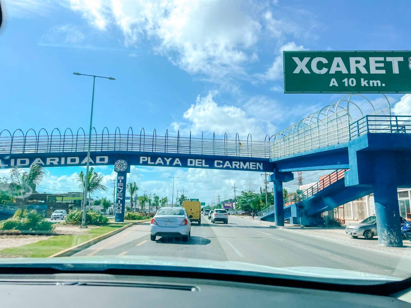 main road from Cancun to Tulum, Yucatan Road Trip, 1 week Mexico itinerary, 