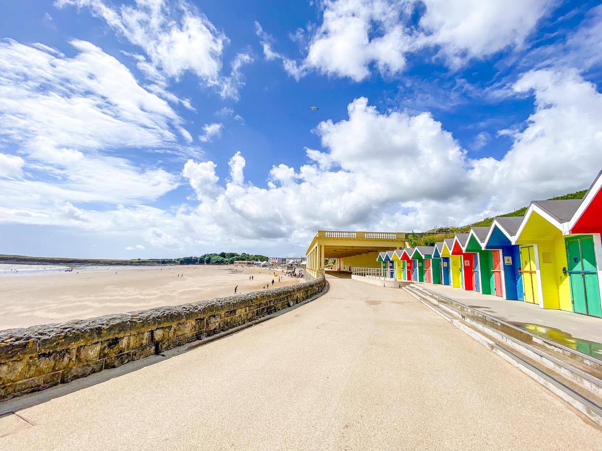 The Wandering Quinn Travel Blog Places to go in Wales, Barry Island beach, attractions of Wales