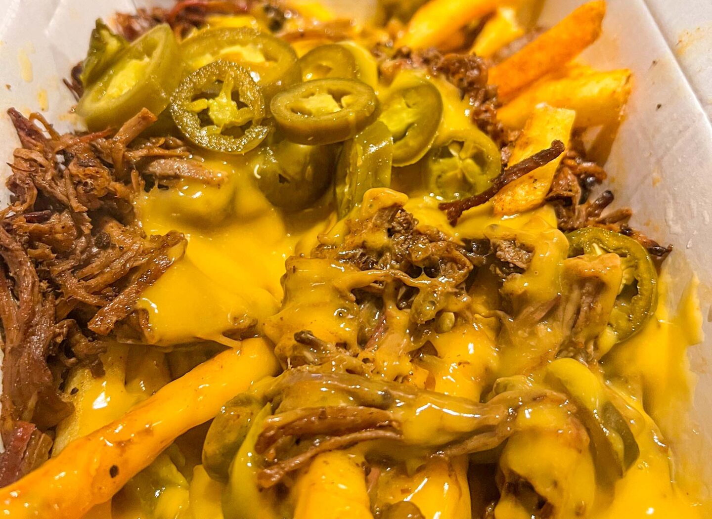 halal restaurants in manchester, Pitmaster Brisket and cheese fries