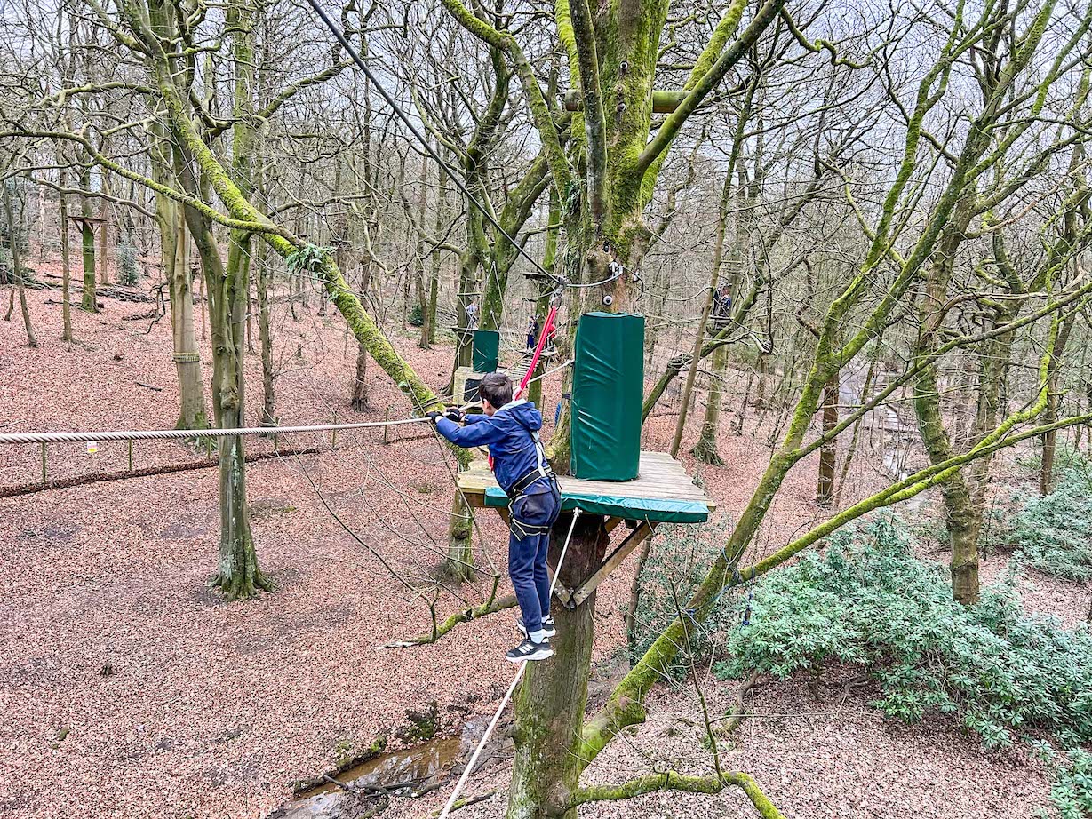 On Tree Top Treks Manchester, Family Days Out in Manchester, Manchester with kids,