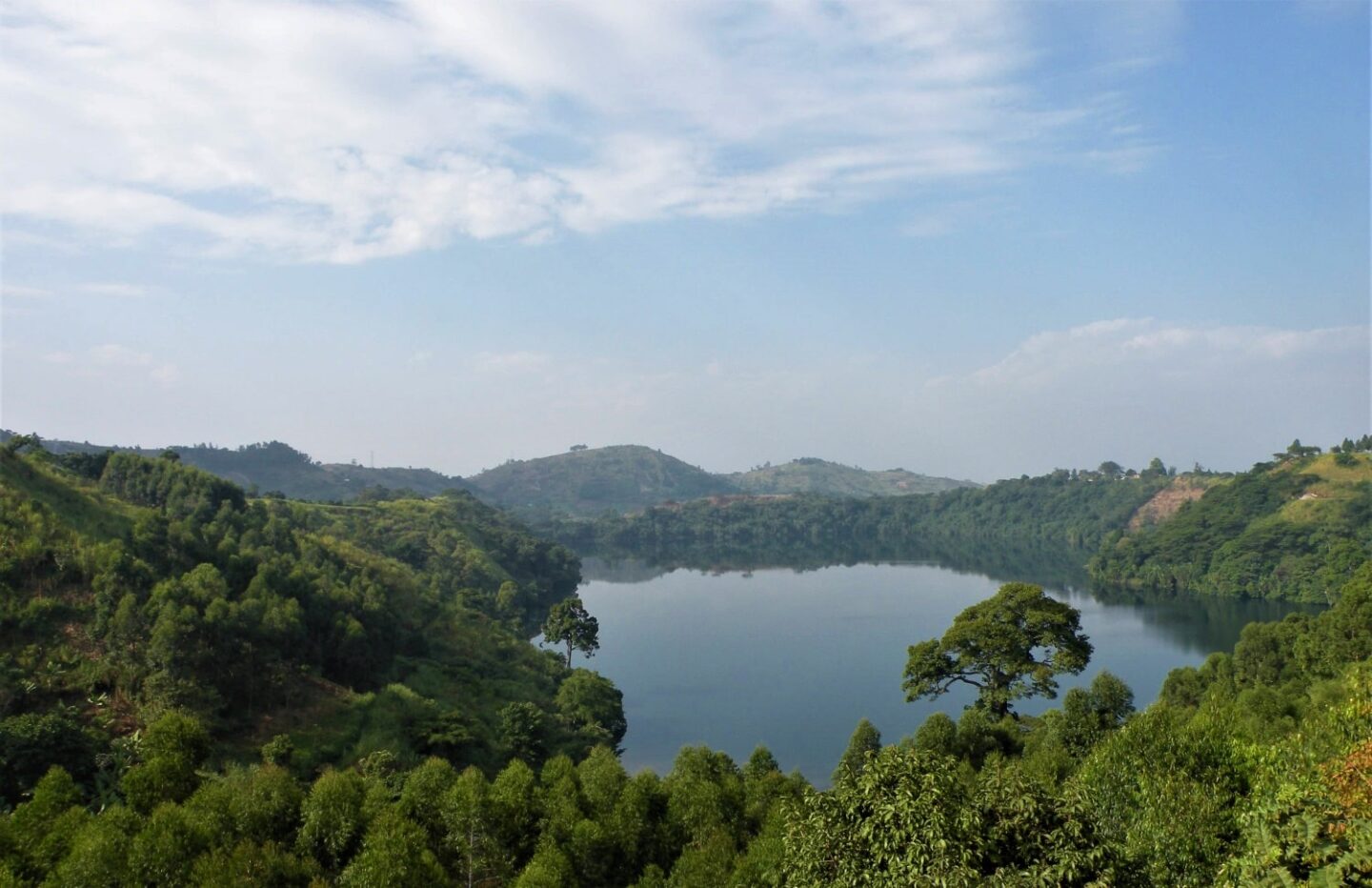 Lake Nkuruba in Western Uganda, sunny destinations in july, best place to visit in africa in july and august