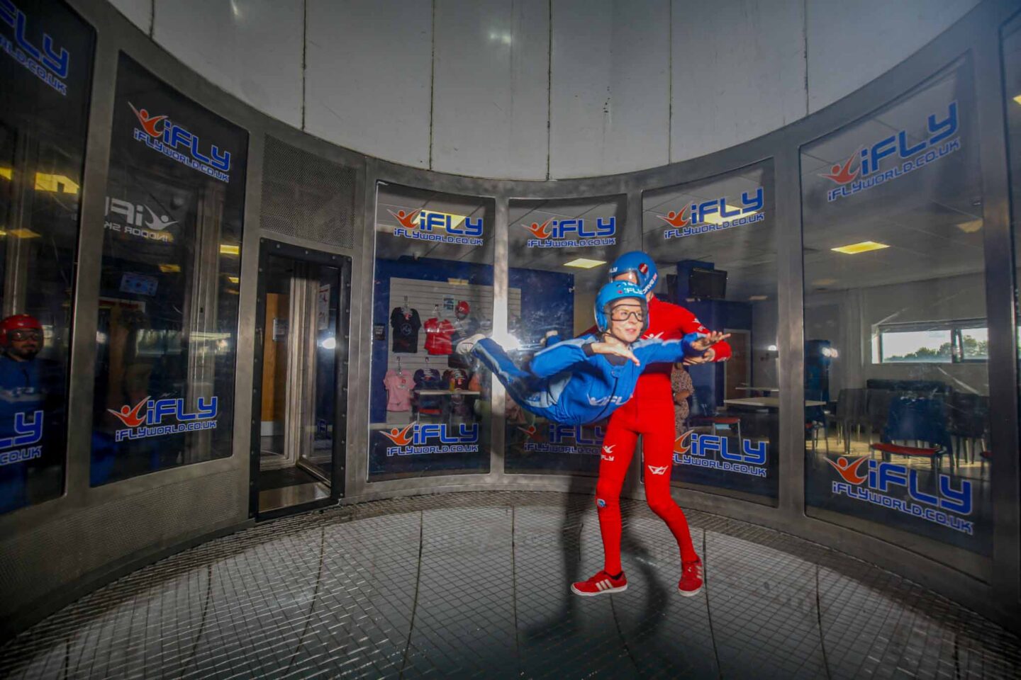 Ellie doing ifly manchester, Family Days Out in Manchester, Manchester with kids,