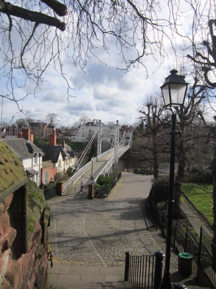 Queens park Bridge in Chester, nice places around Manchester, manchester day trips
