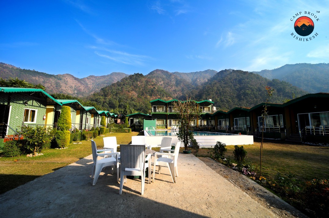 Cottages at luxury camping in Rishikesh, tent camping in rishikesh