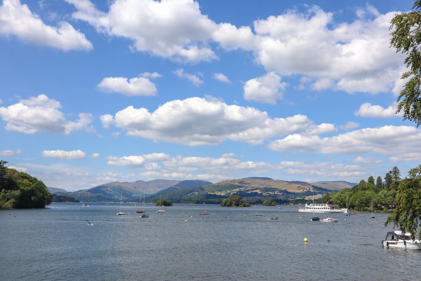 views over Lake Windermere
