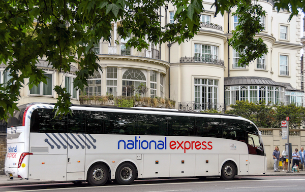 National Express bus, how to travel to Europe without flying