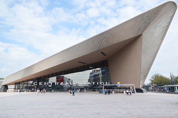 Rotterdam Centraal, how to travel to Europe without flying