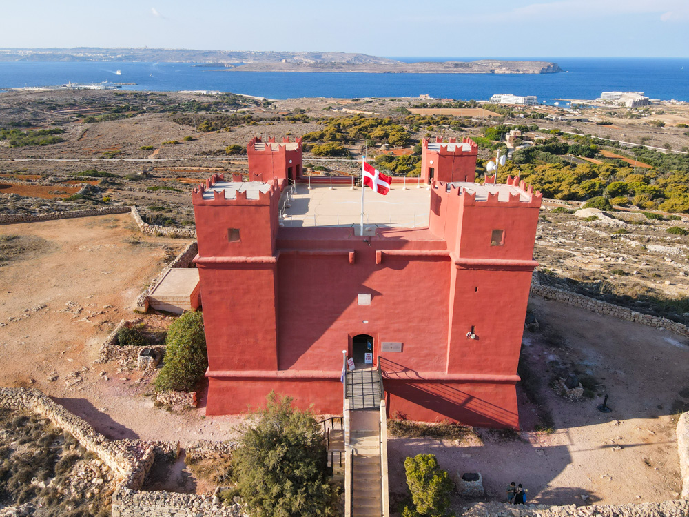 top things to do in Mellieha, tour the red tower