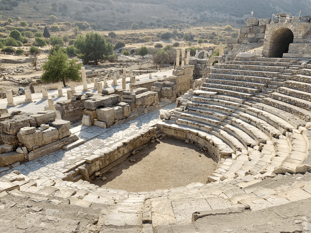 Ephesus in Turkiye, countries to visit in December in Europe