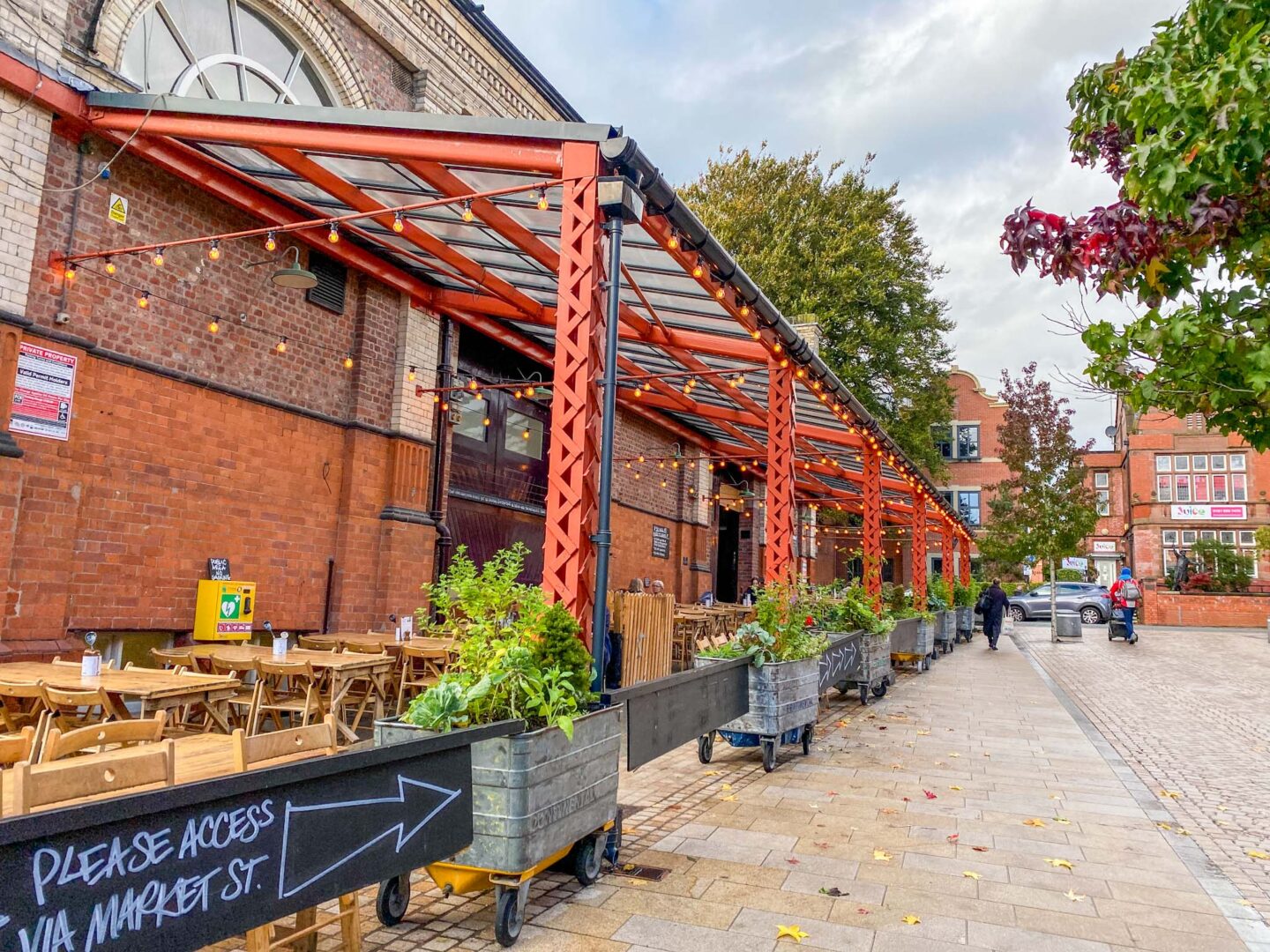 Things to do in Altrincham, outside Altrincham food market