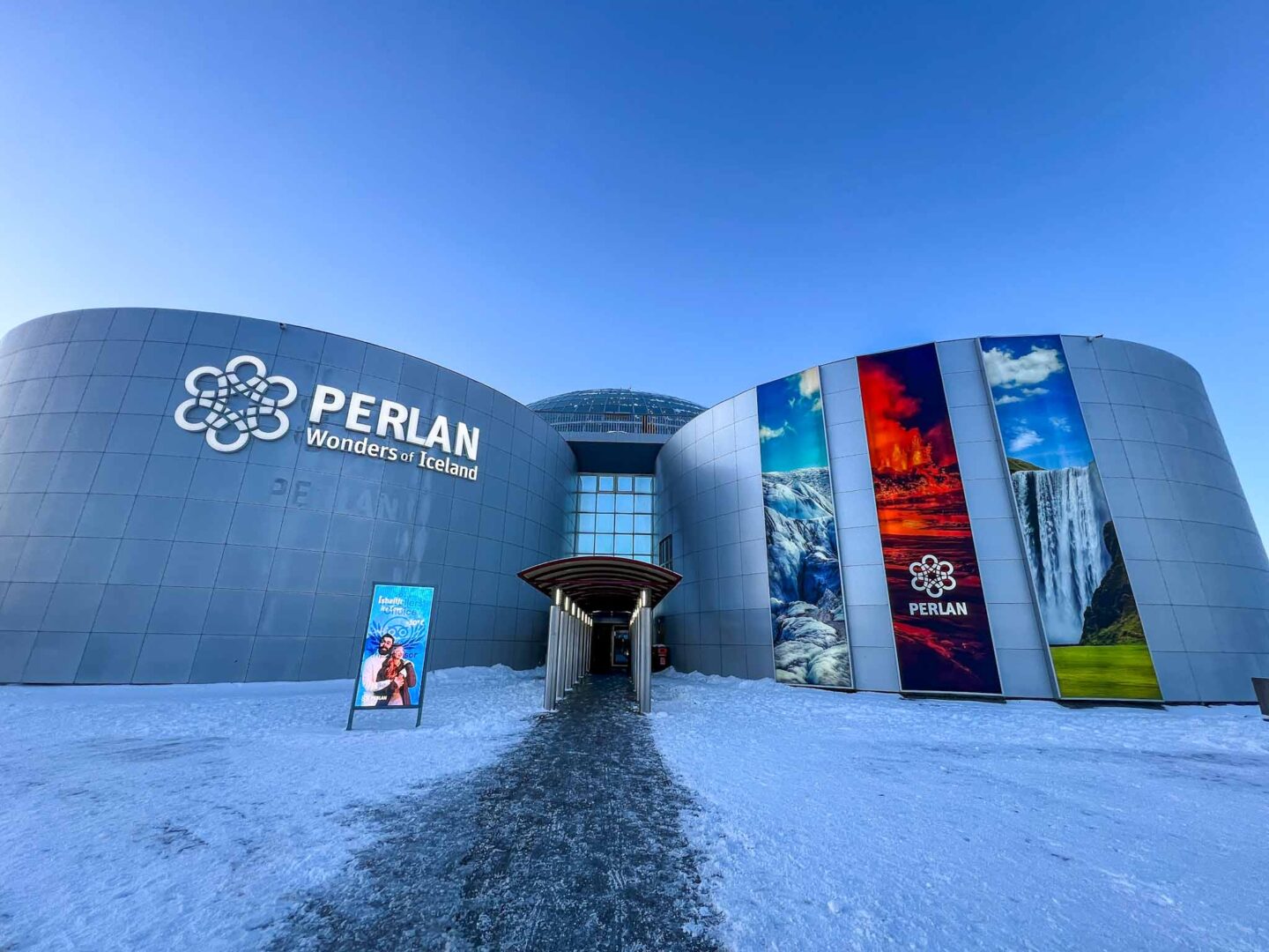 things to do in iceland in the rain, outside the Perlan museum in Reykjavik 