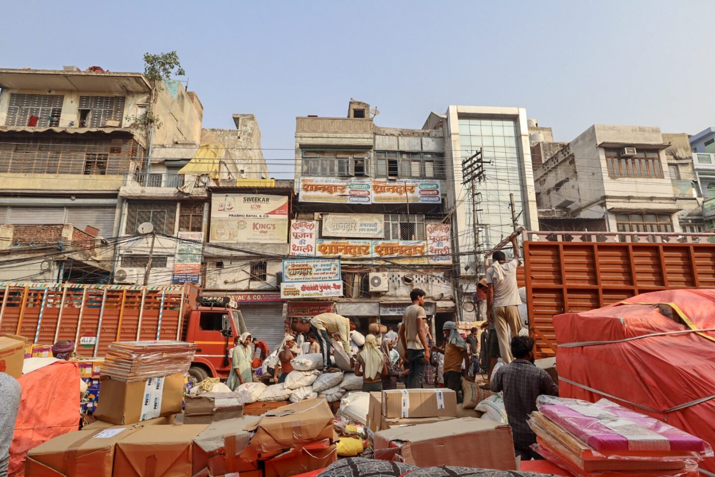 Golden Triangle India Itinerary, Old Delhi Street in the morninhg