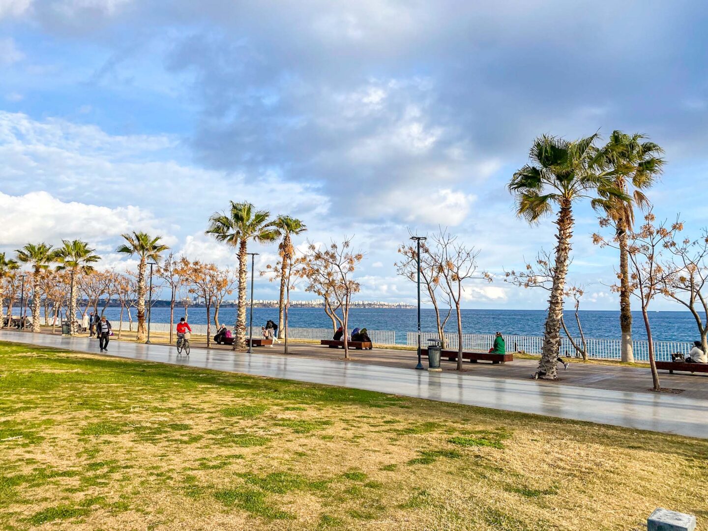 best places to visit in Europe in December, Beach in Antalya Turkey in December