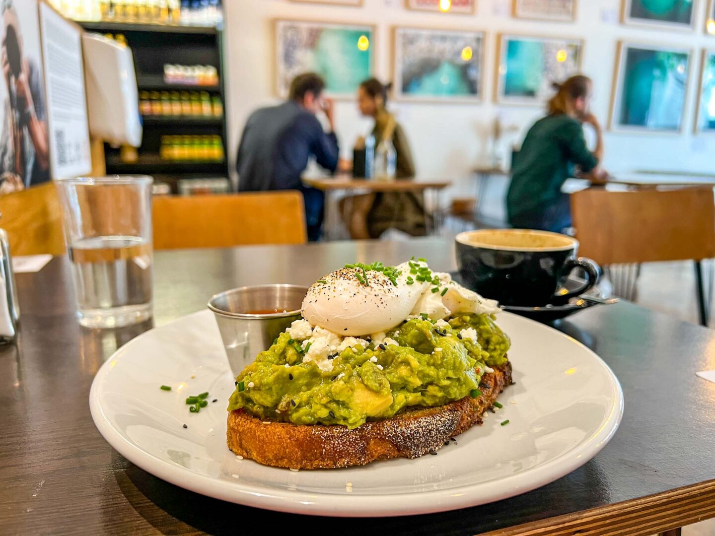 One day in Liverpool, Avocado on toast at Bold Street Coffee
