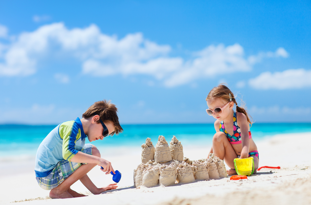 children on beach, what should children wear in Dubai