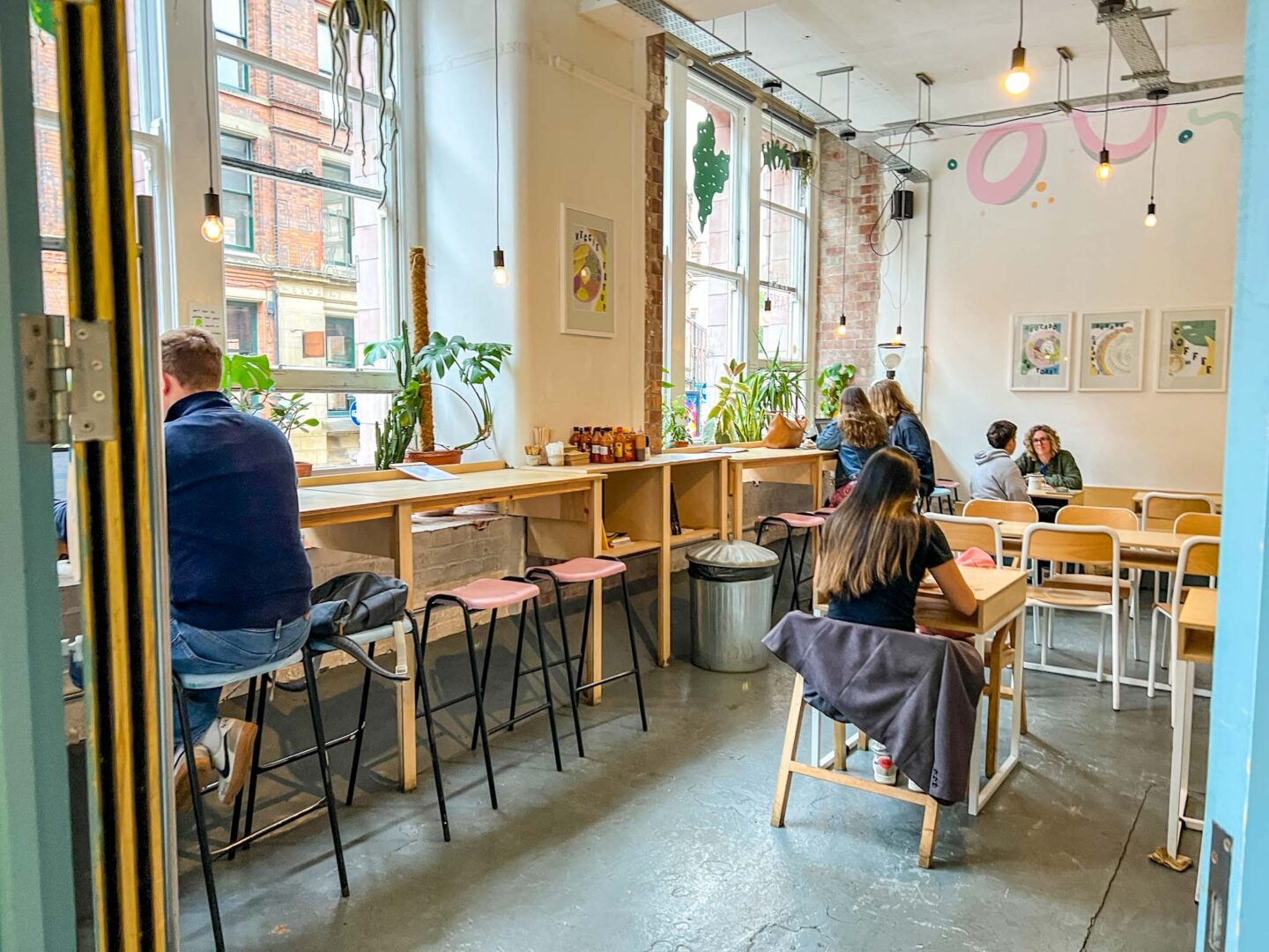 inside Idle hands coffee, Manchester cafes to work from, 