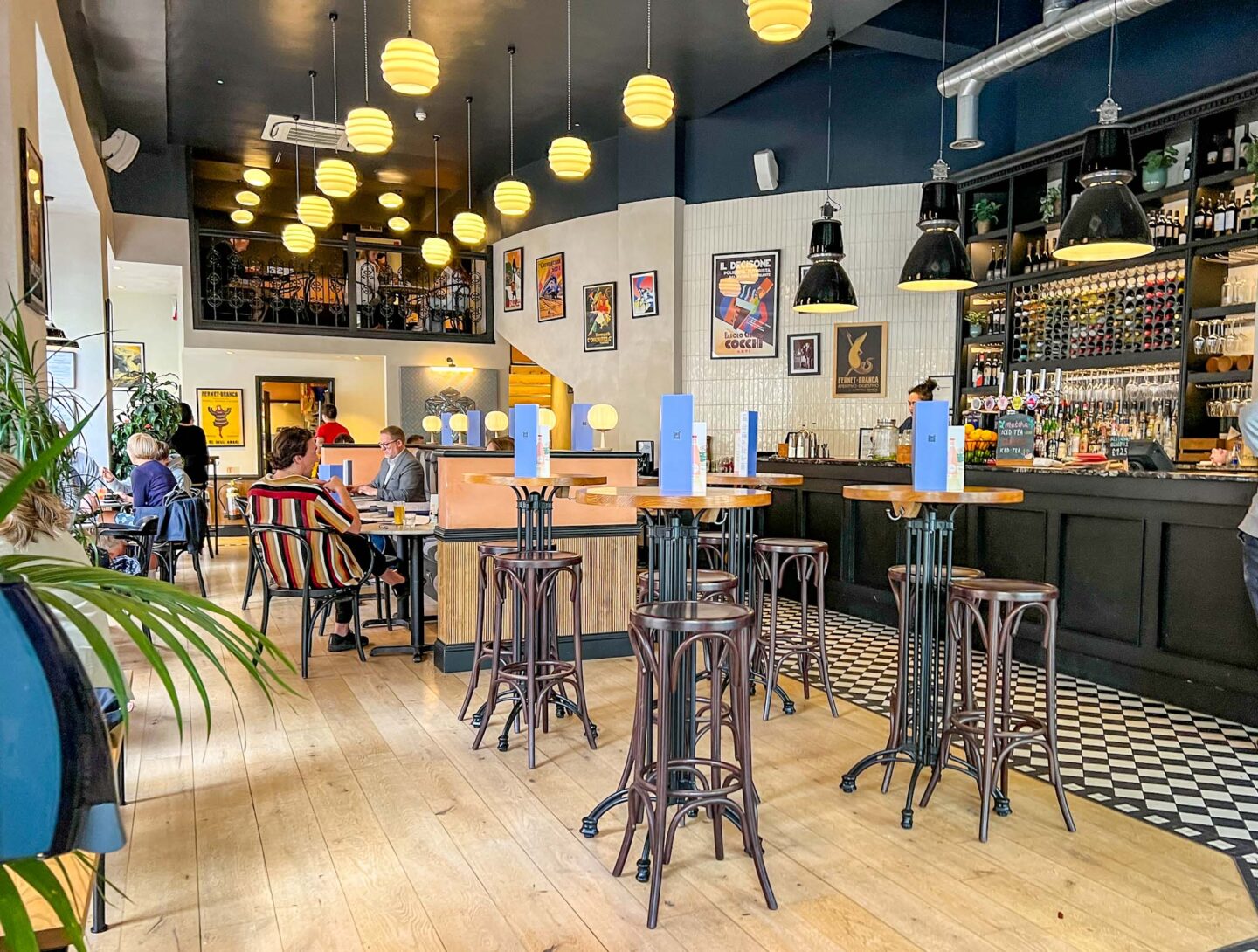 inside Haunt MCR cafe, Manchester cafes to work from, 
