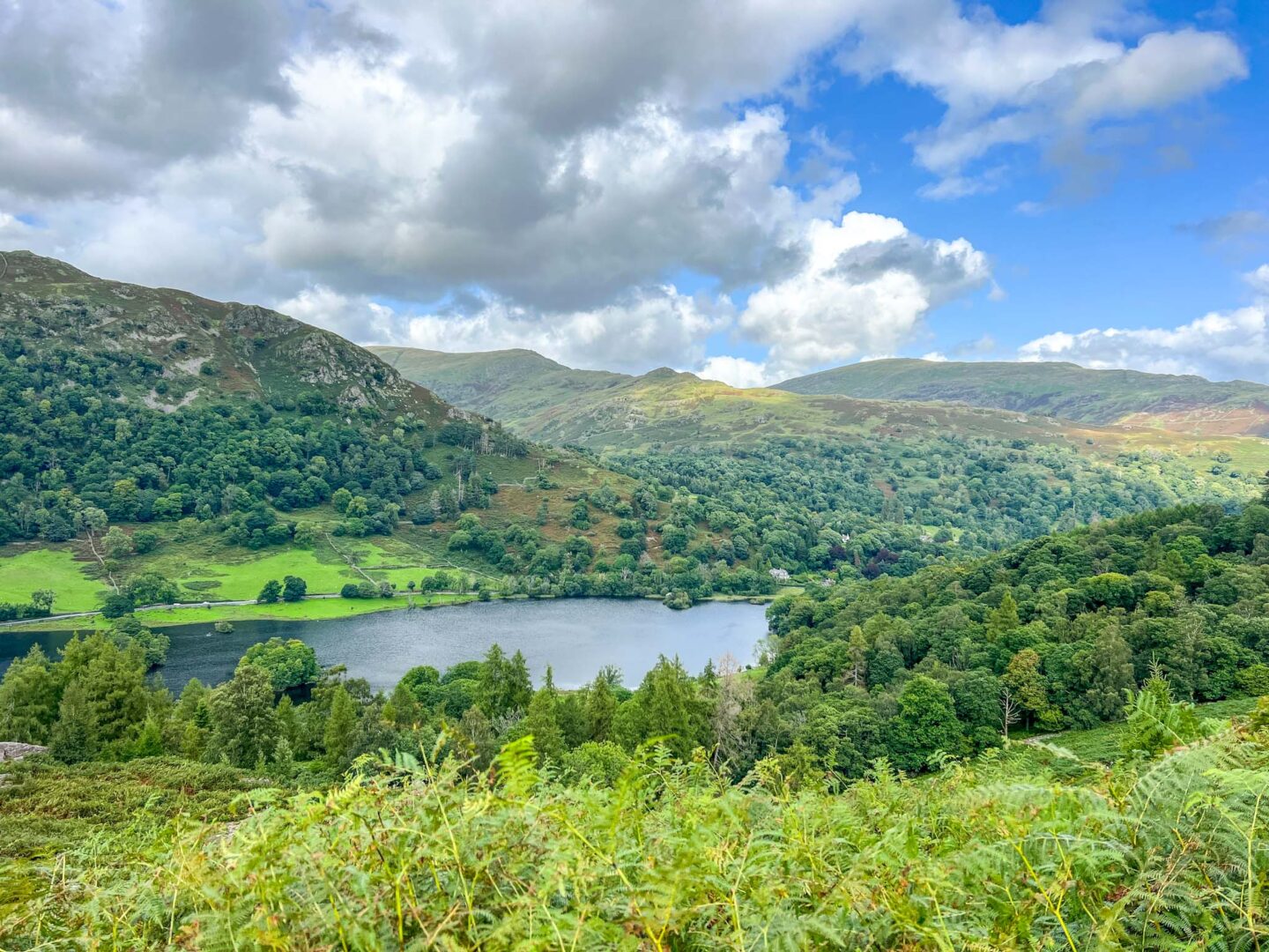 view of Rydal Water, Rydal Caves Walk