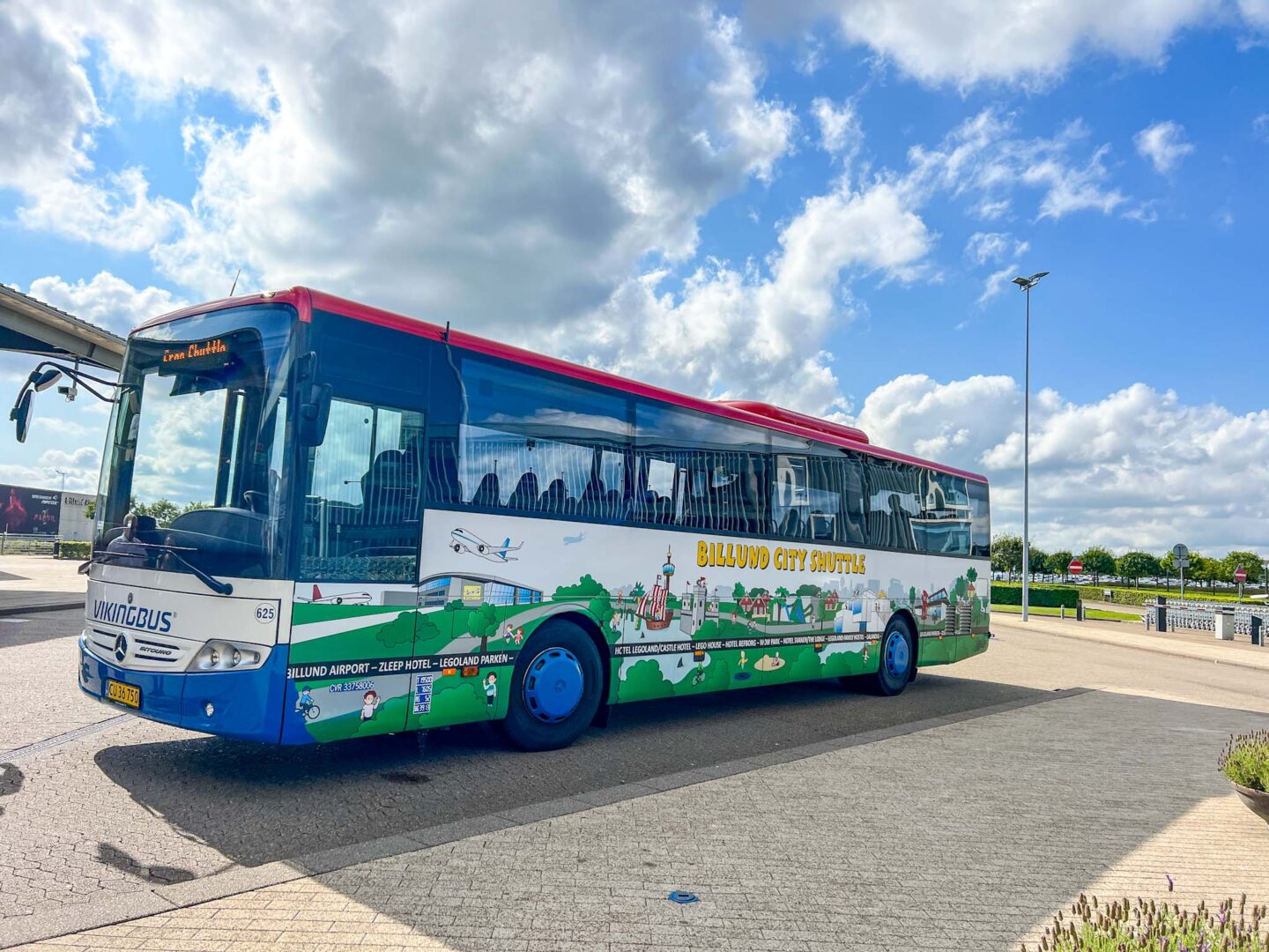 LEGOLAND Billund, free shuttle bus in Billund