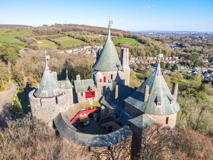 The Wandering Quinn Travel Blog Winter in Wales, Castell Coch