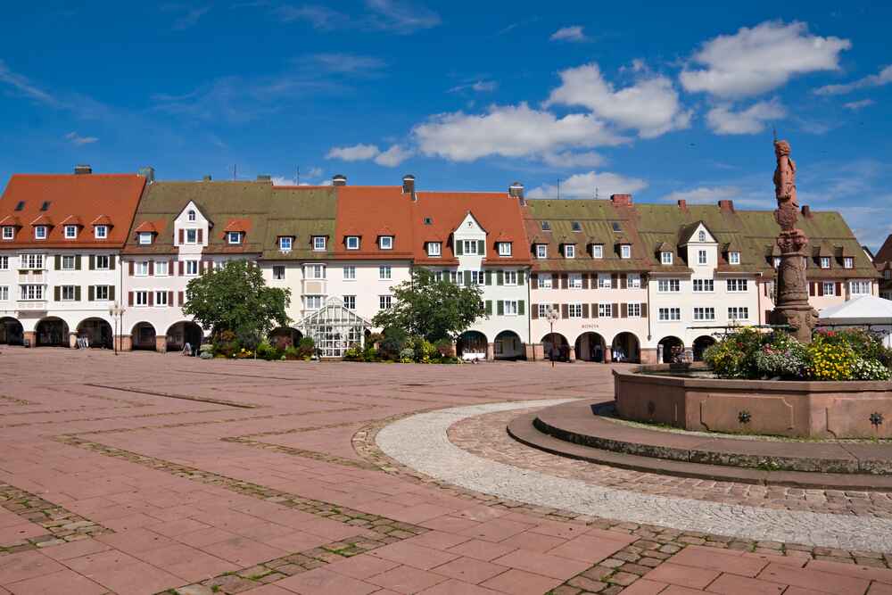 Freudenstadt square, Things to do in Black Forest Germany, 