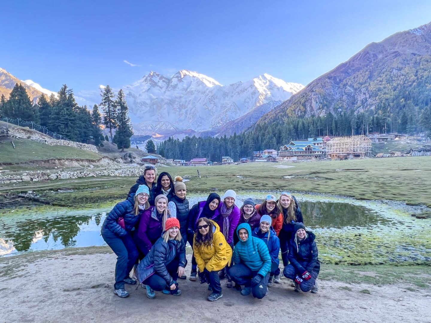 group in fairy meadows, What to wear in Pakistan,