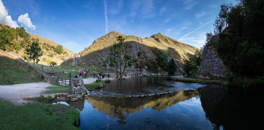 Peak District day out, Dovedale stepping stones near Ilam park 