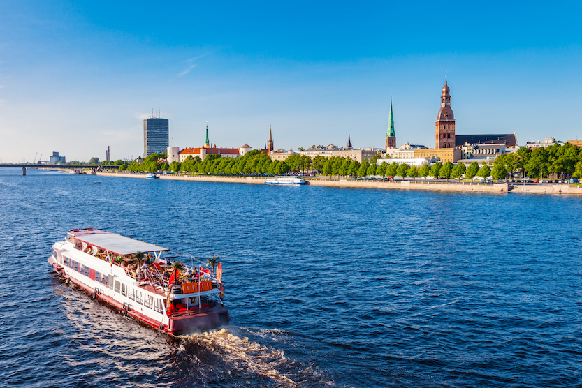 Things to do in Riga, river  cruise on the river Daugava from Riga