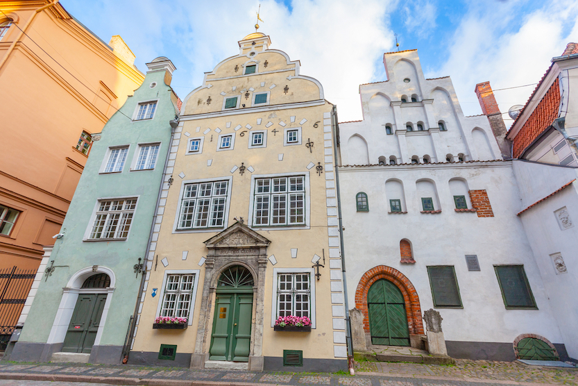 Things to do in Riga, Three Brothers Houses in Riga