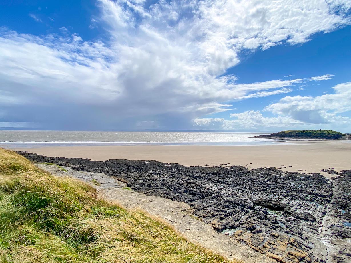 best beaches in South Wales, Watch Tower Beach in Barry with no people