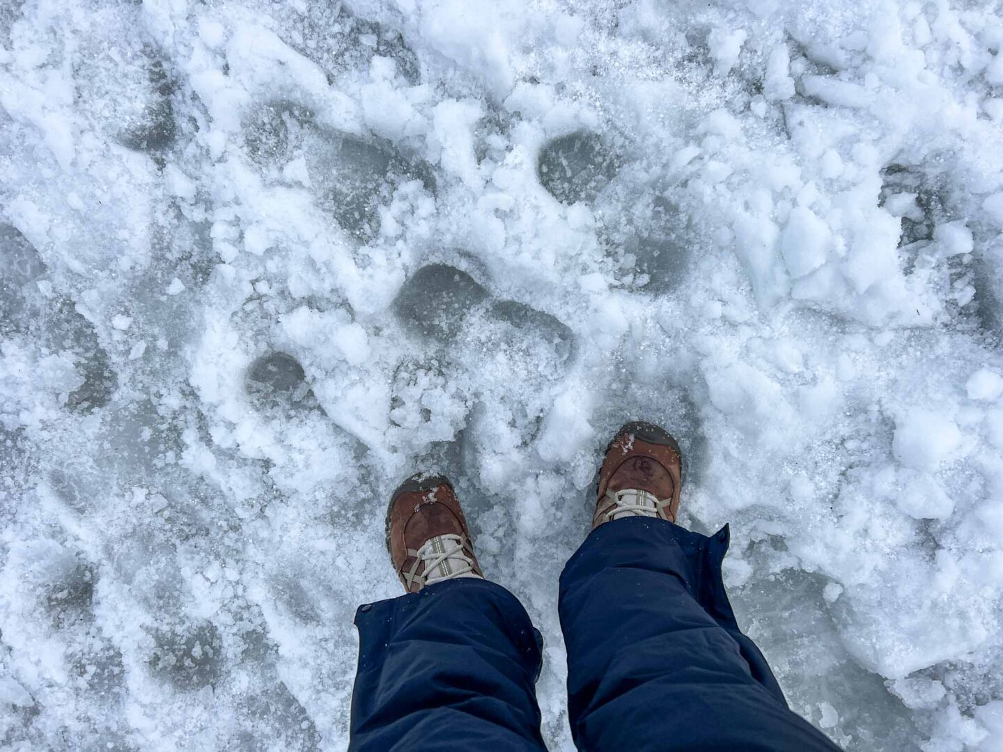 The Wandering Quinn Travel Blog what to wear in Iceland in winter, snow boots worn in iceland