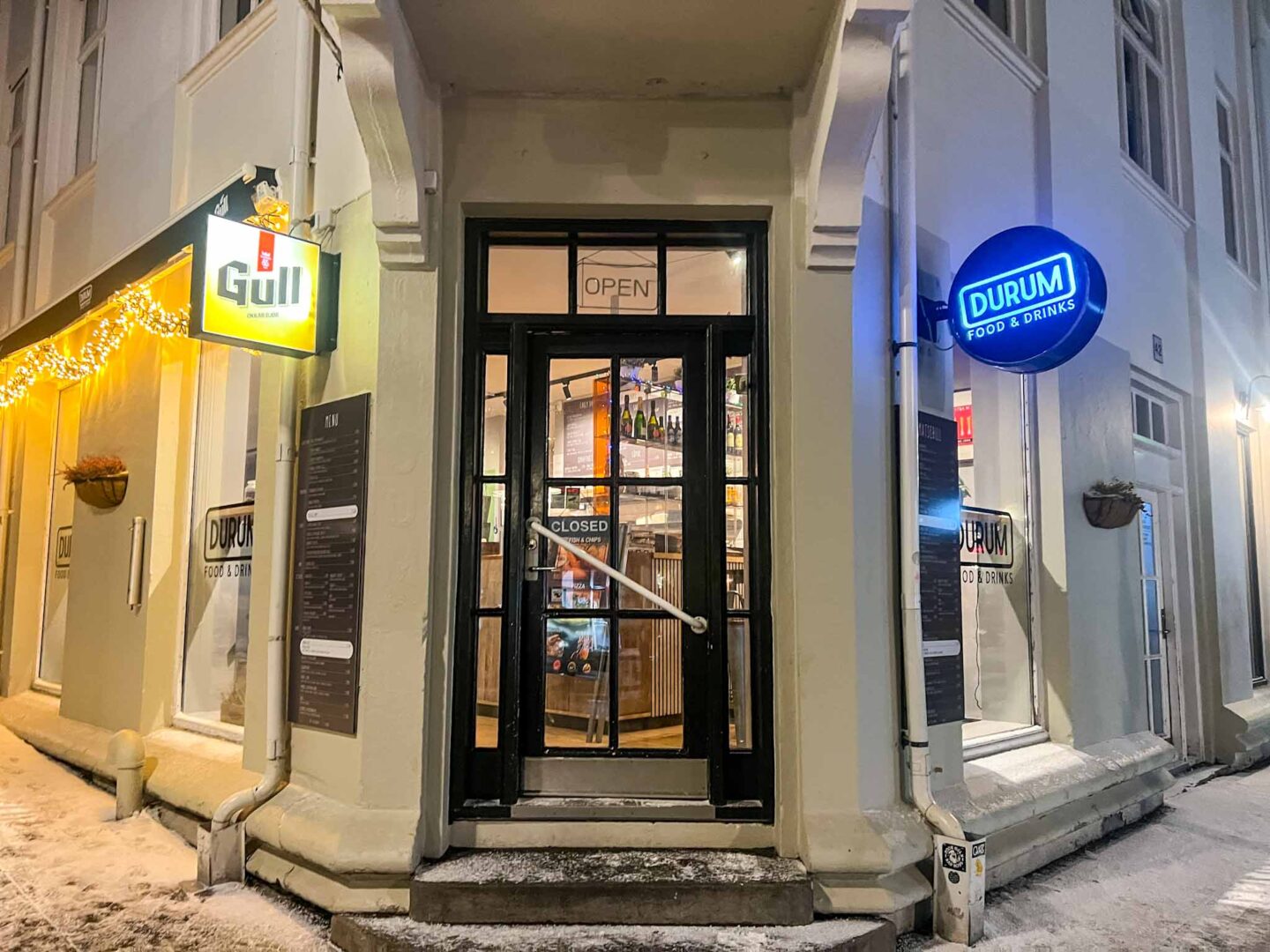 The Wandering Quinn Travel Blog Halal Food Reykjavik, Durum Restaurant from the outside