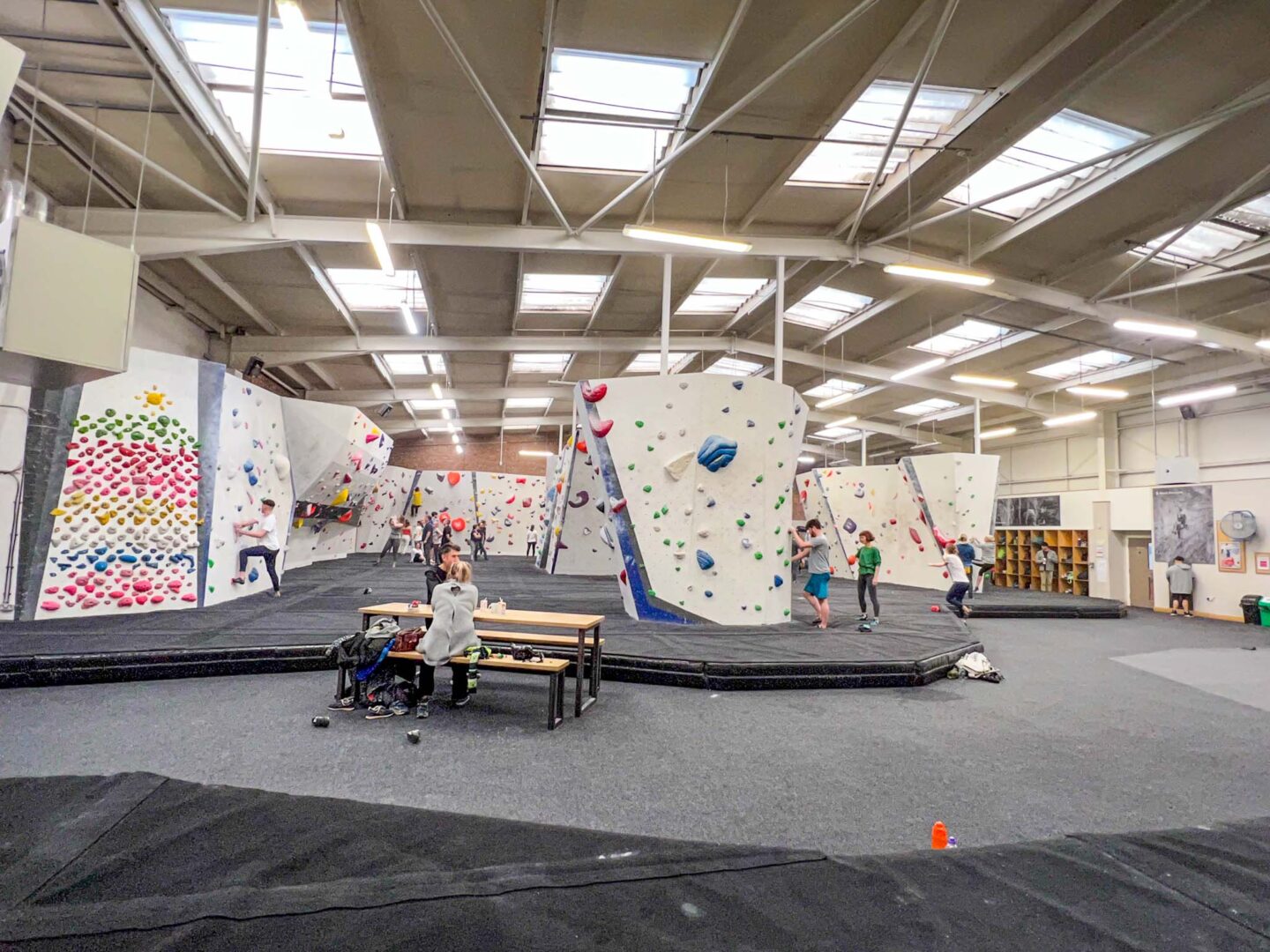indoor activities in manchester, inside depot climbing centre Trafford park